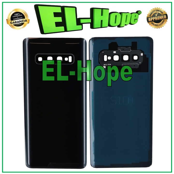 Coque arrie're noire pour Samsung Galaxy S10+ Plus SM-G975F