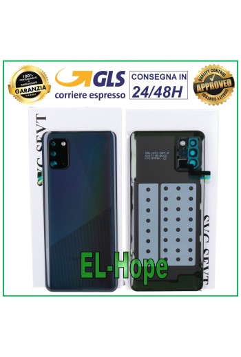 Coque arrie're de origine noire pour Samsung Galaxy A31 SM-A315