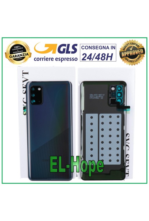 Coque arrie're de origine noire pour Samsung Galaxy A31 SM-A315