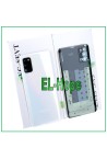 Coque arrie're en verre blanc de origine pour Samsung Galaxy A41 SM-A415