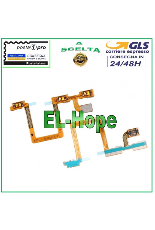 TOUCHES LATERALES PLATES TOUCHE De ALIMENTATION VOLUME HUAWEI HONOR 9X STK-LX1 /PRO HLK-L41