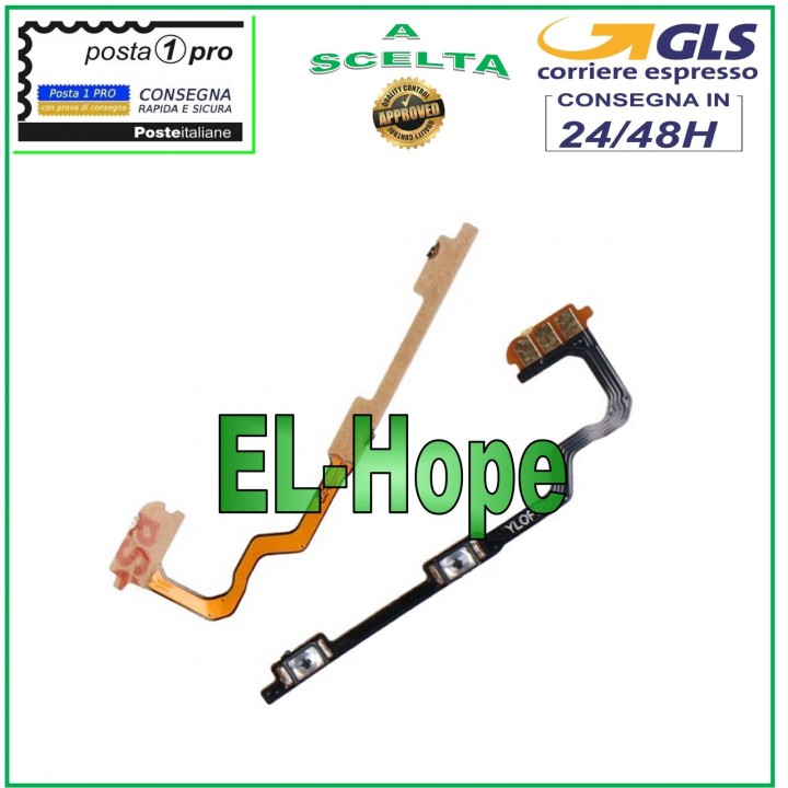 Touches late'rales flexibles et plates, bouton de volume haut/bas pour Oppo A76 CPH2375
