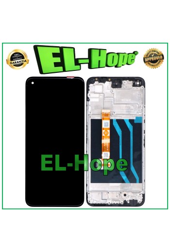 Écran LCD + cadre pour e'cran tactile Oppo A36 PESM10, noir
