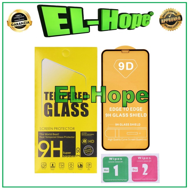 Protection de e'cran en verre trempe' incurve' 3D 9D couvrant inte'gralement le e'cran de le iPhone 11 Pro