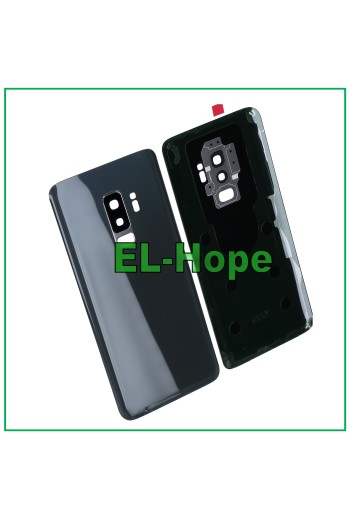 COUVERCLE DE BATTERIE POUR SAMSUNG GALAXY S9+ PLUS SM-G965 ARRIÈRE GRIS