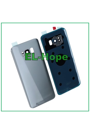 COUVERCLE DE BATTERIE POUR SAMSUNG GALAXY S8+ PLUS SM-G955 ARRIÈRE ARGENT