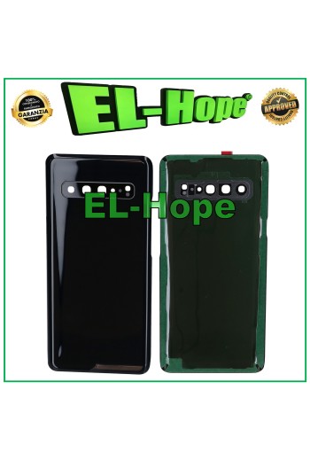 Cache batterie pour Samsung Galaxy S10 5G SM-G977F, coque arrie're noire