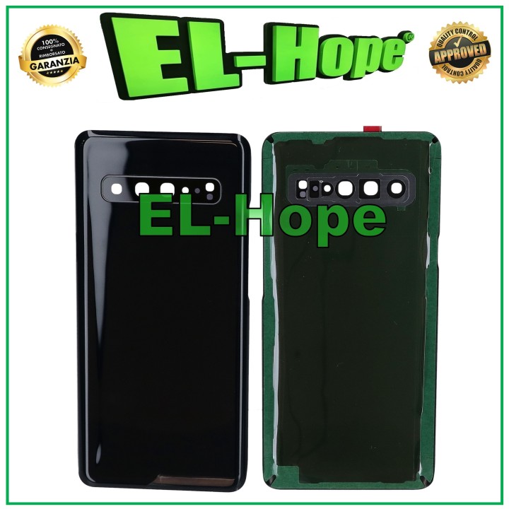 Cache batterie pour Samsung Galaxy S10 5G SM-G977F, coque arrie're noire
