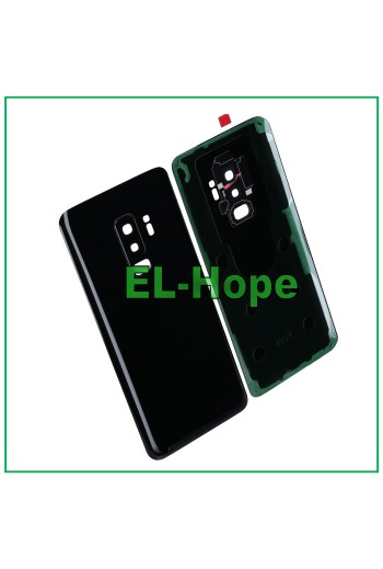 COUVERCLE DE BATTERIE POUR SAMSUNG GALAXY S9+ PLUS SM-G965 ARRIÈRE NOIR
