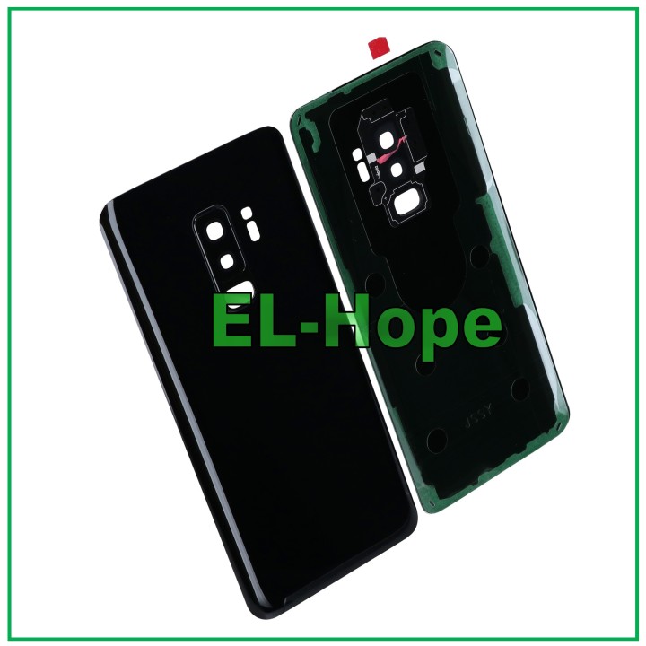 COUVERCLE DE BATTERIE POUR SAMSUNG GALAXY S9+ PLUS SM-G965 ARRIÈRE NOIR