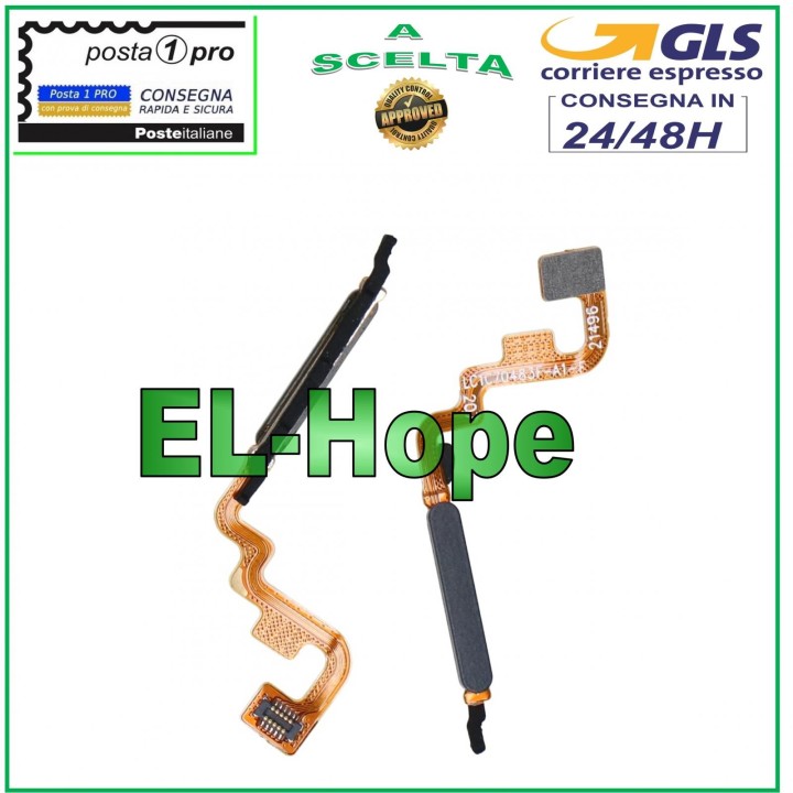Touche de alimentation flexible et plate pour Xiaomi Redmi Note 11S 4G (2201117SG) Noir