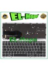 HP ELITEBOOK 740 G1 G2 / 745 G2 CADRE ARGENT CLAVIER ITALIEN RÉTROÉCLAIRÉ