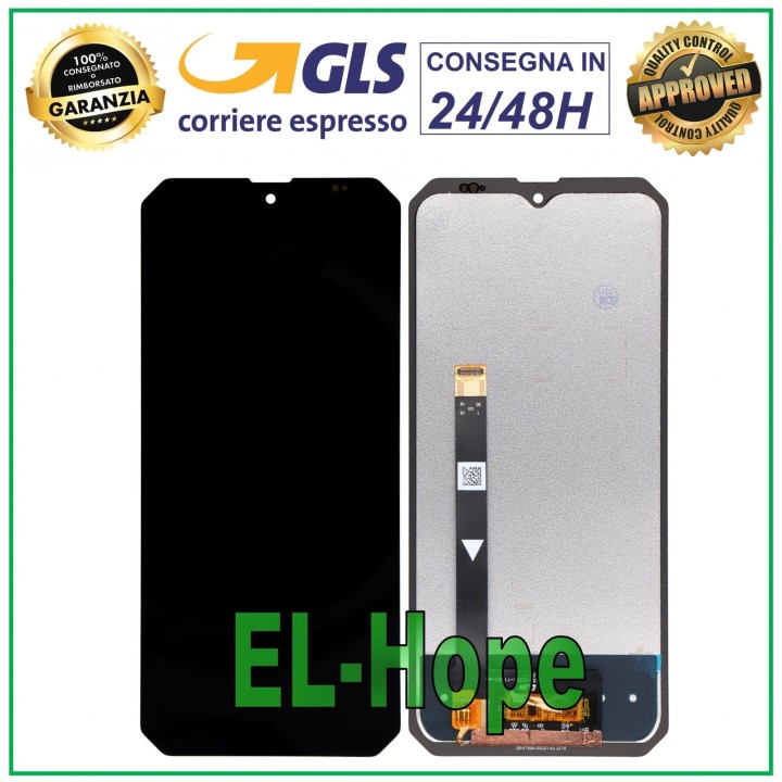 Écran LCD pour Blackview BV8800 Pro, e'cran tactile en verre assemble', noir