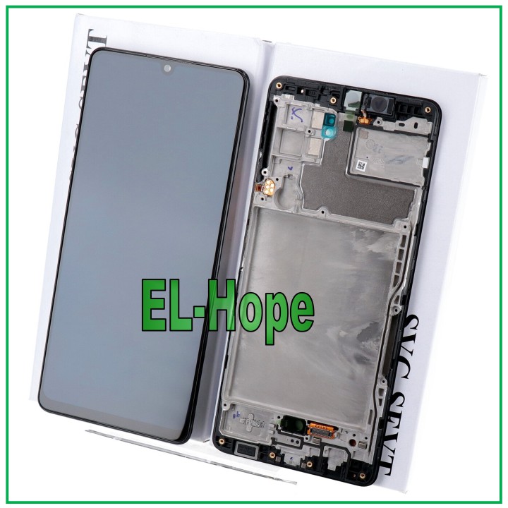Écran LCD tactile noir avec cadre de origine pour Samsung Galaxy M42 5G 2020 SM-M426