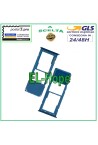 Compartiment pour carte SIM et micro SD pour Samsung Galaxy A70 SM-A705F Bleu