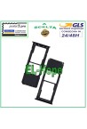 Compartiment pour carte SIM et micro SD pour Samsung Galaxy A50 SM-A505F Noir