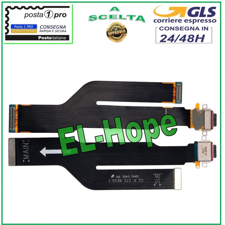 Station de accueil pour carte me're a' connexion plate pour Samsung Galaxy Note 20 Ultra SM-N986