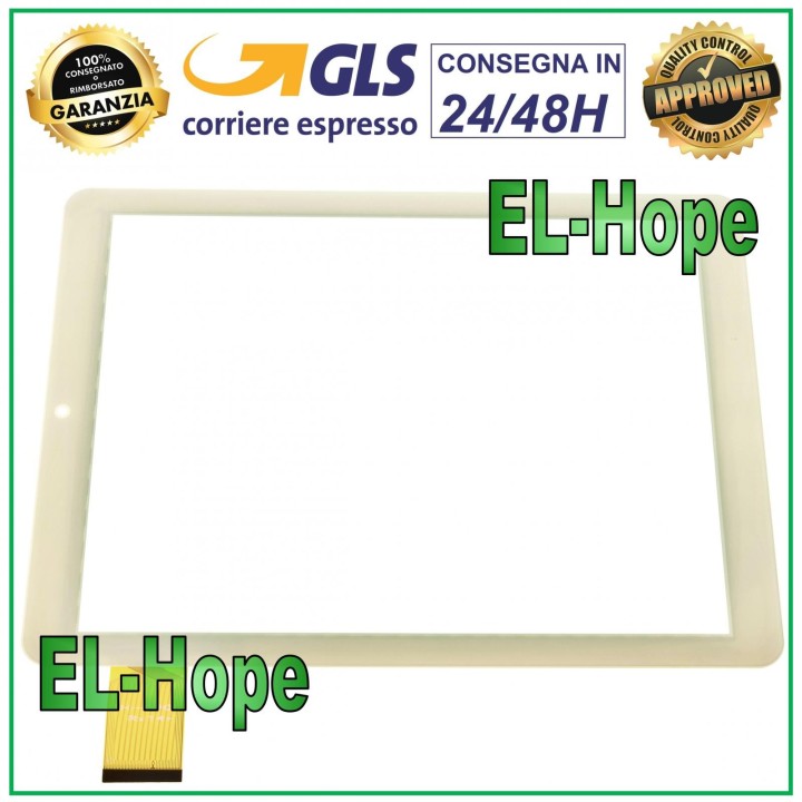 Tablette tactile en verre Audiola Tab-0397 3G 9,7 pouces, e'cran tactile, blanc de origine