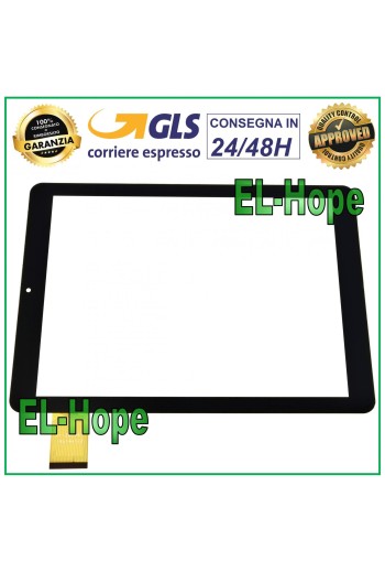Tablette tactile en verre Audiola Tab-0397 3G 9,7 pouces Noir de origine
