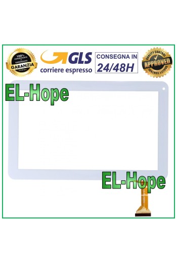 TABLETTE TACTILE EN VERRE MEDIACOM SMARTPAD M-MP1040S2 1040S2 PLAT LARGE BLANC