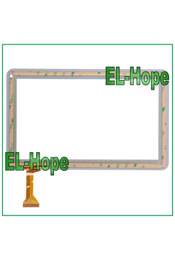 ÉCRAN TACTILE EN VERRE POUR TABLETTE LOGICOM E1052GP MY1306P DIGITIZER 10 ORIGINAL BLANC