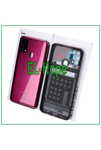 Cache batterie de origine Samsung Galaxy M21S SM-M217F, coque arrie're rouge