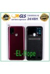 Coque arrie're en verre rouge pour Samsung Galaxy M21S SM-M217F