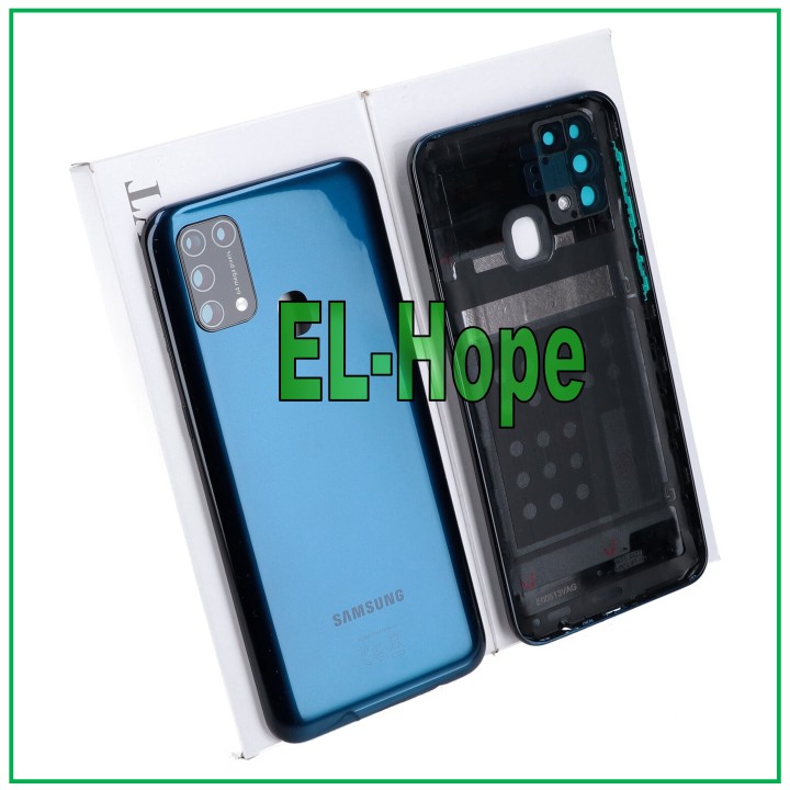 Cache batterie de origine Samsung Galaxy M21S SM-M217F, coque arrie're bleue