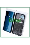 Coque arrie're en verre bleu pour Samsung Galaxy M21S SM-M217F