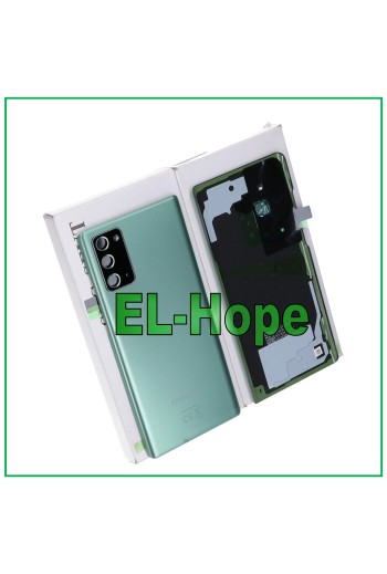 Coque arrie're verte de origine pour Samsung Note 20 SM-N981 SM-N980
