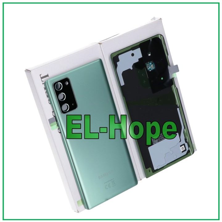 Coque arrie're verte de origine pour Samsung Note 20 SM-N981 SM-N980