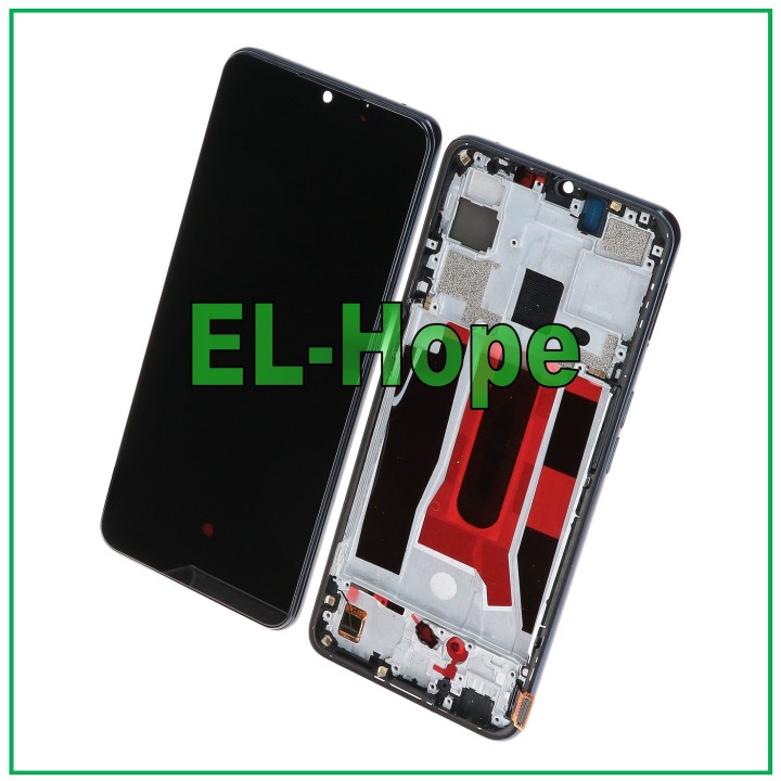 Écran tactile LCD OLED + châssis pour Oppo Reno 3 5G PCHM30, verre noir