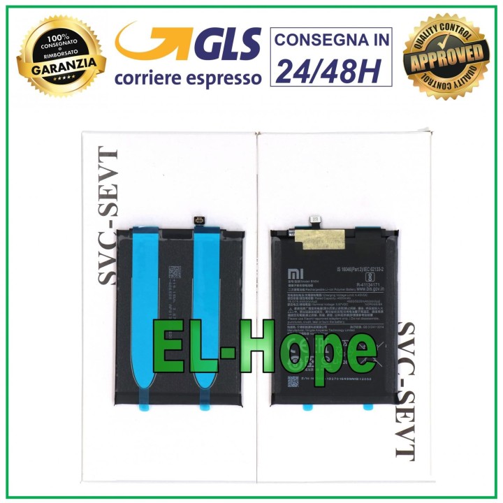 Batterie de origine 100 % BN54 pour Xiaomi Redmi 9 M2004J19AG M2004J19G 5020 mAh