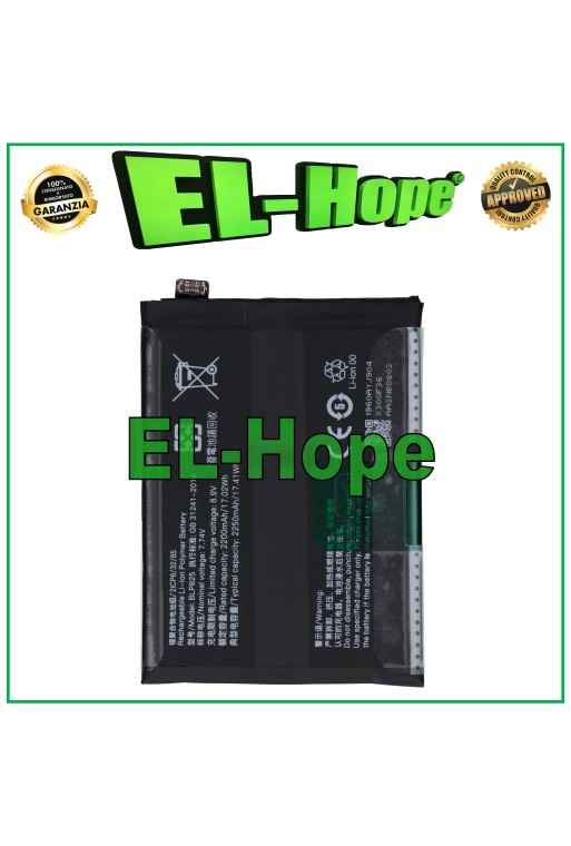 Batterie 2ICP6/32/85 BLP825 pour Oppo Reno 5 CPH2145 4500 mAh, e'quivalente a' le originale