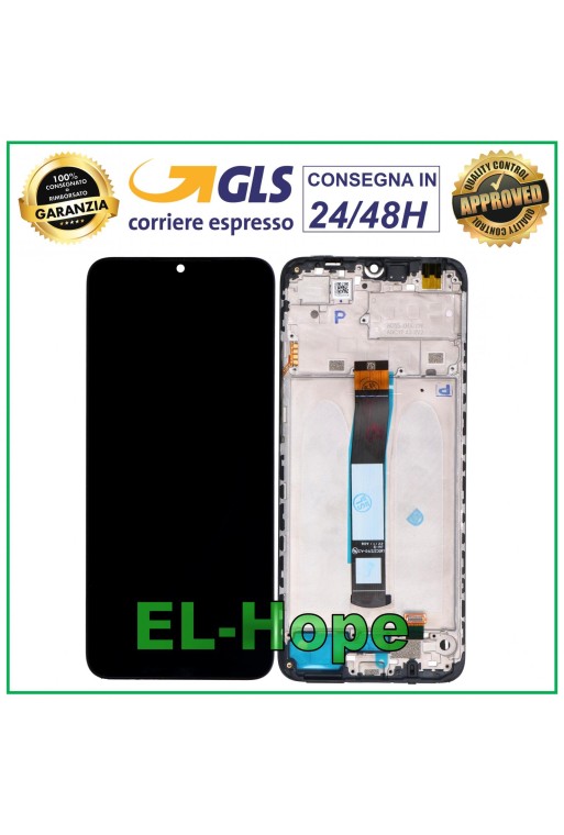 Cadre de e'cran LCD tactile pour Xiaomi Redmi 10C / 10 Power / POCO C40 (2022)