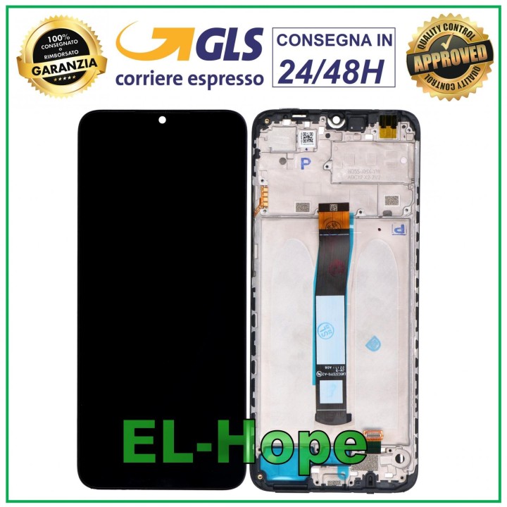Cadre de e'cran LCD tactile pour Xiaomi Redmi 10C / 10 Power / POCO C40 (2022)