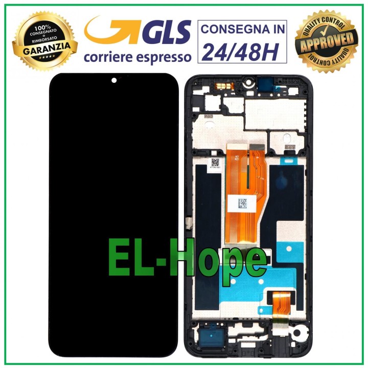 Cadre de affichage + e'cran LCD pour e'cran tactile Oppo Realme Narzo 50I Prime RMX3506