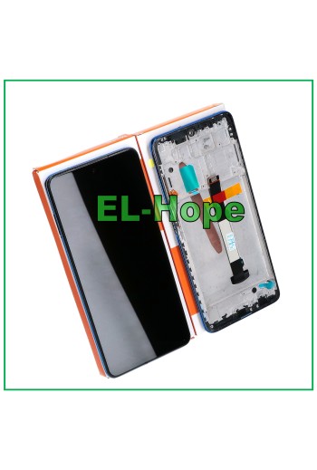 ECRAN TACTILE + CADRE PARI SERVICE ORIGINAL XIAOMI POCO X3 M2007J20CG BLEU