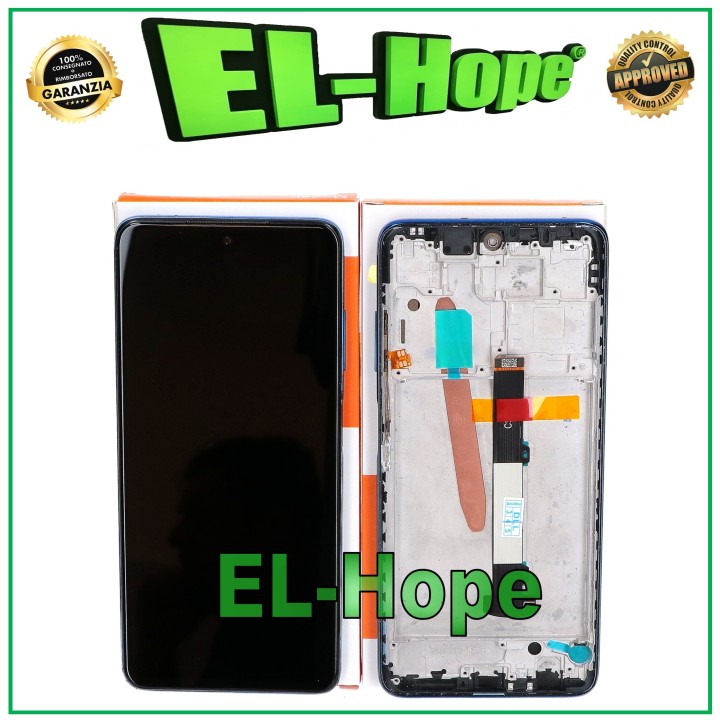 Écran tactile + cadre de origine Service e'gal XIAOMI POCO X3 M2007J20CT Bleu