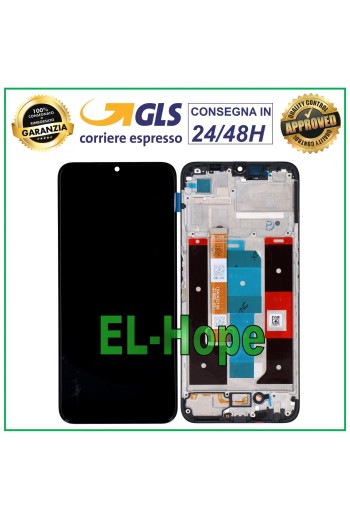 Écran LCD + châssis pour Oppo Realme Narzo 50A Prime RMX3516