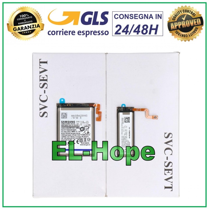 PAIRE DE BATTERIES De ORIGINE SAMSUNG GALAXY Z FLIP SM-F700 EB-BF701ABY
