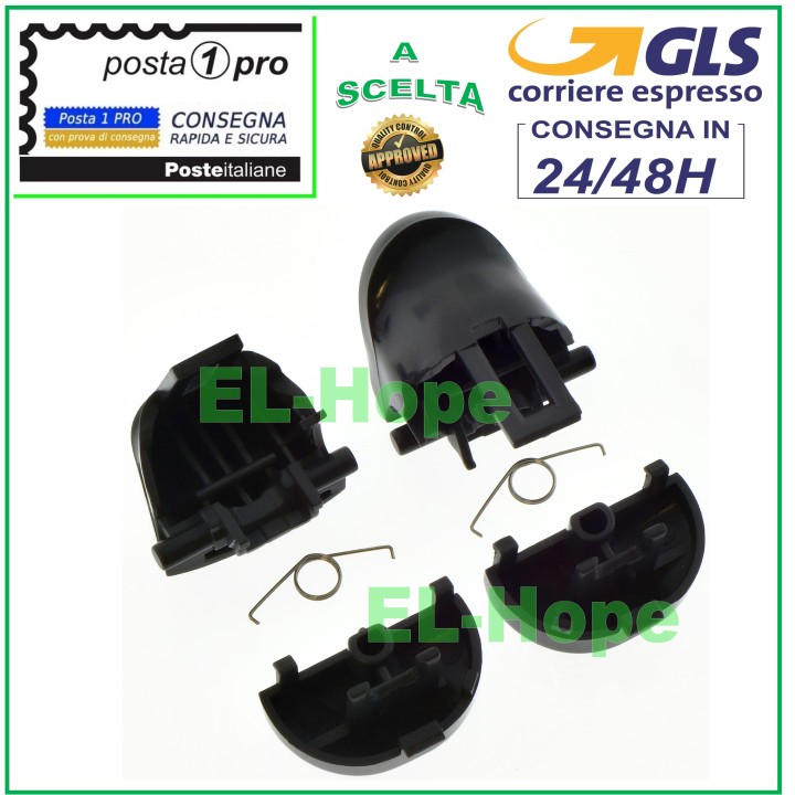 ENSEMBLE DE BOUTON DE LEVIER DE REMPLACEMENT L1 L2 R1 R2 + RESSORTS POUR MANETTE PS4 CUH-ZCT2E