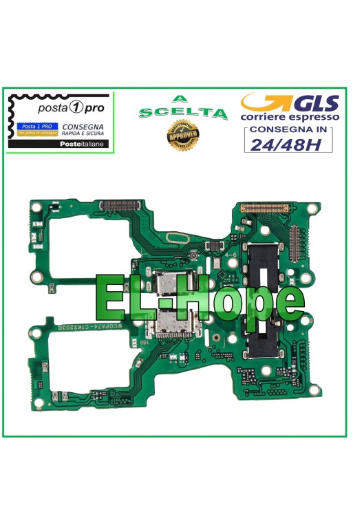 Connecteur de charge pour Oppo A94 5G CPH2211 + microphone, station de charge type C