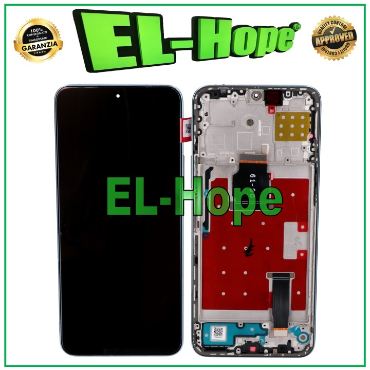 Écran LCD + châssis pour Honor 90 Lite CRT-NX1 Écran tactile en verre Gris
