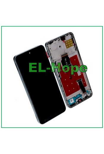 Écran LCD + châssis pour Honor 90 Lite CRT-NX1 Écran tactile en verre Gris