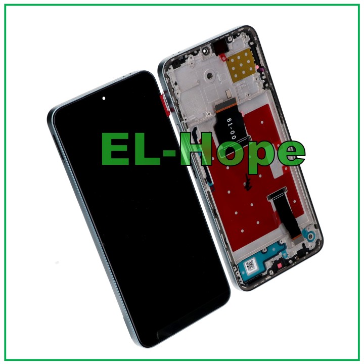 Écran LCD + châssis pour Honor 90 Lite CRT-NX1 Écran tactile en verre Gris