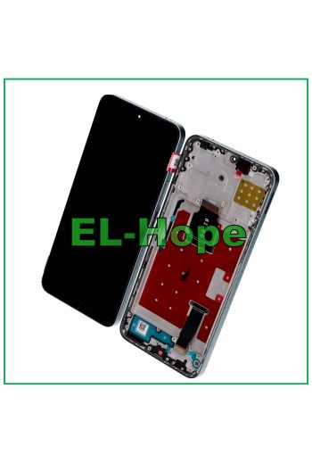 Écran LCD + châssis pour Honor 90 Lite CRT-NX1 Écran tactile en verre Gris