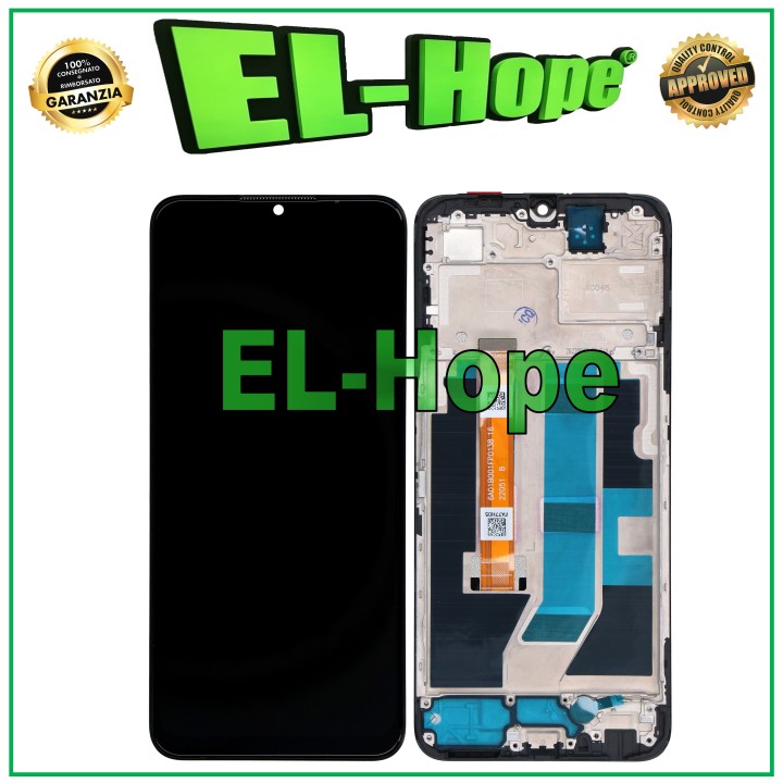 Écran LCD + cadre pour Oppo A58 5G PHJ110, e'cran tactile en verre, noir