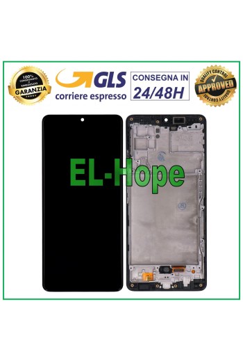 Écran tactile LCD TFT + châssis pour Samsung Galaxy M42 5G 2020 SM-M426, noir