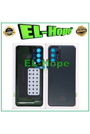 Coque arrie're noire de origine pour Samsung Galaxy A23 5G SM-A236B
